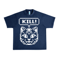 Navy kill no more heroes cat Urban Heavy Tee - artisFamous