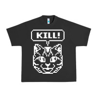 Pigment Black kill no more heroes cat Urban Heavy Tee - artisFamous