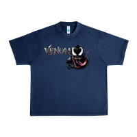Navy VENOM THE MOVIE Urban Heavy Tee - artisFamous