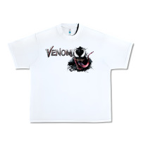 White VENOM THE MOVIE Urban Heavy Tee - artisFamous