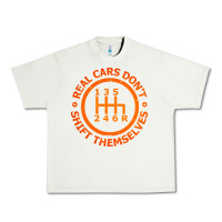 Pistachio real cars dont shift themselves Urban Heavy Tee - artisFamous