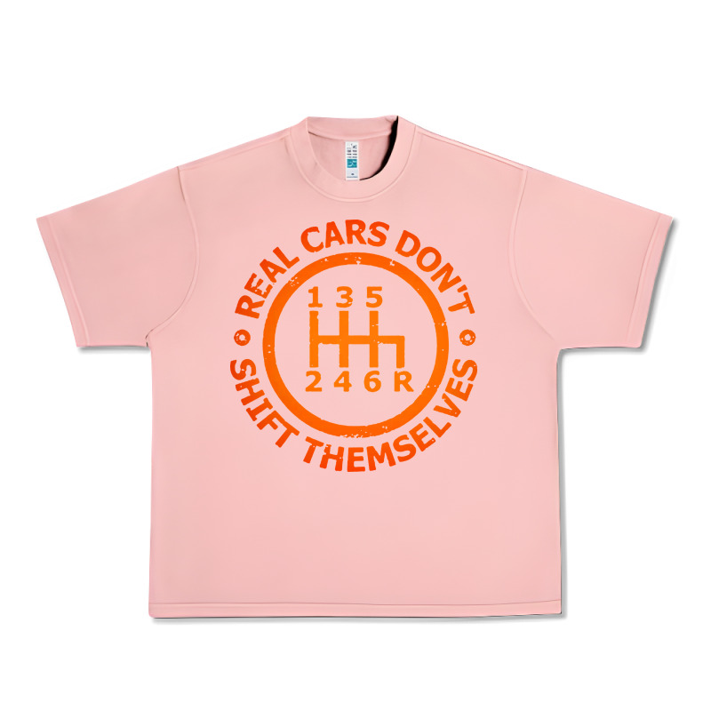 Real Cars Dont Shift Themselves Urban Heavy Tee by artisFamous | Teevron