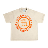 Sandshell real cars dont shift themselves Urban Heavy Tee - artisFamous