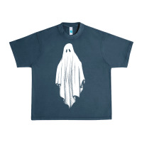Midnight Navy sheet ghost Urban Heavy Tee - artisFamous
