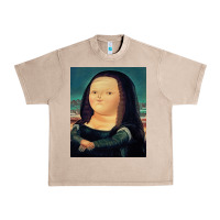 French Oak fernando botero mona lisa Urban Heavy Tee - artisFamous