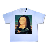 Grape Ice fernando botero mona lisa Urban Heavy Tee - artisFamous
