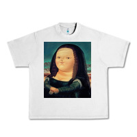 Lunar Rock fernando botero mona lisa Urban Heavy Tee - artisFamous