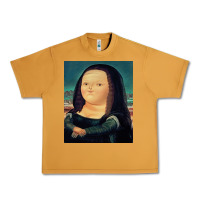 Peanut Butter fernando botero mona lisa Urban Heavy Tee - artisFamous