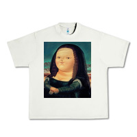 Pistachio fernando botero mona lisa Urban Heavy Tee - artisFamous