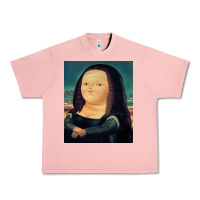 Salmon fernando botero mona lisa Urban Heavy Tee - artisFamous