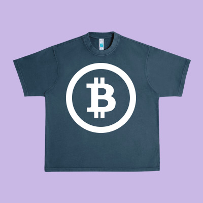 Bitcoin Urban Heavy Tee Designed By Artisfamous