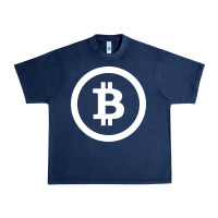 Navy bitcoin Urban Heavy Tee - artisFamous