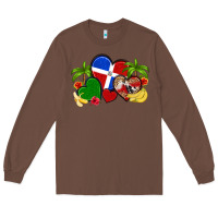 Chestnut dominican republic hearts Long Sleeve Tee - Artiststas