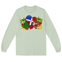 Matcha dominican republic hearts Long Sleeve Tee - Artiststas