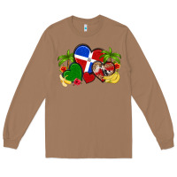 Toasted Coconut dominican republic hearts Long Sleeve Tee - Artiststas