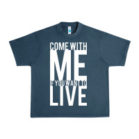 Midnight Navy come with me if you want to live Urban Heavy Tee - artisFamous