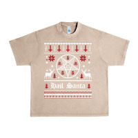 French Oak hail santa ugly christmas sweater   sweatshirt Urban Heavy Tee - artisFamous