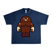 Navy juggernaut chibi Urban Heavy Tee - artisFamous