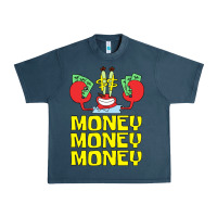 Midnight Navy mr krabs love money Urban Heavy Tee - artisFamous