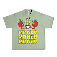 Oil Green mr krabs love money Urban Heavy Tee - artisFamous