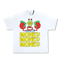 White mr krabs love money Urban Heavy Tee - artisFamous