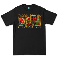 Black mama christmas Premium Tee - FaDigitalArtStudio
