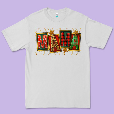 Mama Christmas Premium Tee Designed By Fadigitalartstudio