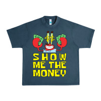 Midnight Navy mr krabs show me the money Urban Heavy Tee - artisFamous
