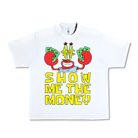 White mr krabs show me the money Urban Heavy Tee - artisFamous