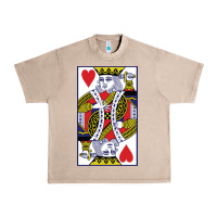 French Oak king of hearts Urban Heavy Tee - artisFamous