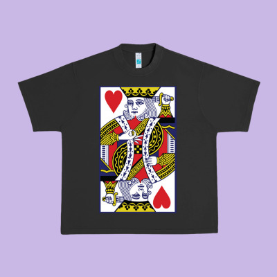 King Of Hearts Urban Heavy Tee Designed By Artisfamous