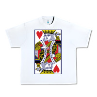 White king of hearts Urban Heavy Tee - artisFamous