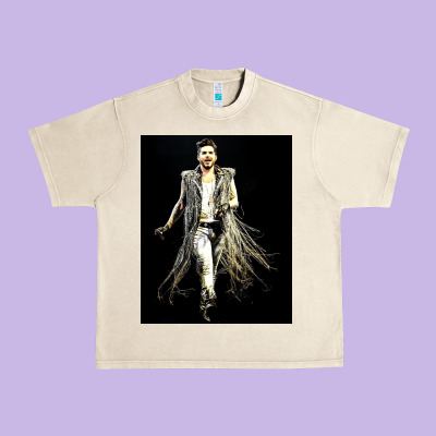 Adam Lambert 01 Urban Heavy Tee Designed By Artisfamous