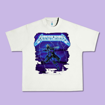 Blast The Lightning Urban Heavy Tee Designed By Artisfamous