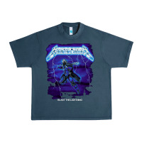 Midnight Navy blast the lightning Urban Heavy Tee - artisFamous