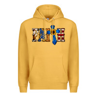 Mustard American Flag Faith Premium Hoodie - Jasminsmagicworld