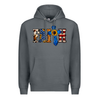 Rock American Flag Faith Premium Hoodie - Jasminsmagicworld
