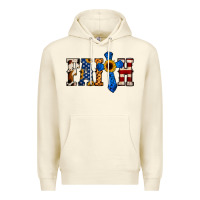 Sandshell American Flag Faith Premium Hoodie - Jasminsmagicworld
