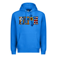 True Royal American Flag Faith Premium Hoodie - Jasminsmagicworld