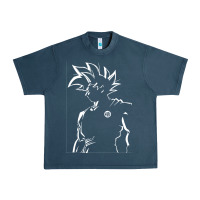Midnight Navy Goku Urban Heavy Tee - artisFamous