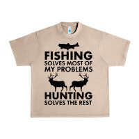 French Oak funny fishing and hunting Urban Heavy Tee - artisFamous
