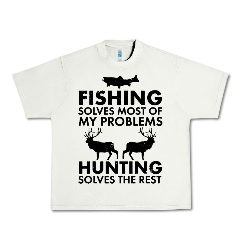 Funny Fishing And Hunting Urban Heavy Tee by artisFamous | Teevron