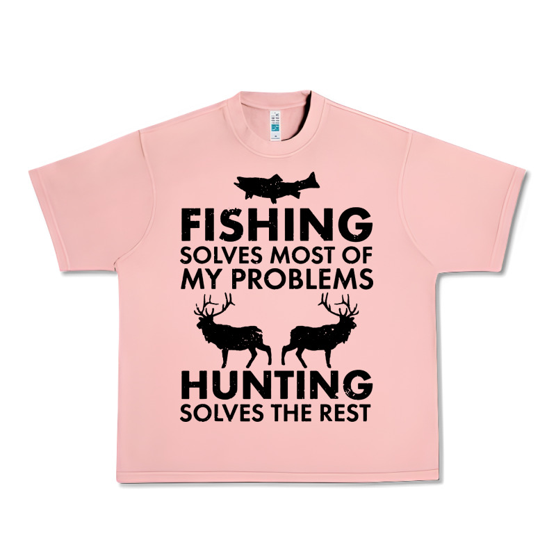Funny Fishing And Hunting Urban Heavy Tee by artisFamous | Teevron
