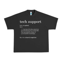Pigment Black funny tech support definition Urban Heavy Tee - artisFamous