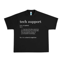 Black funny tech support definition Urban Heavy Tee - artisFamous