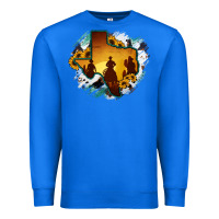 True Royal Horsehide Texas Map Cowboys Flag Premium Sweatshirt - RanaPortraitStore