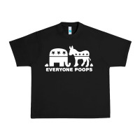 Black everyone poops Urban Heavy Tee - artisFamous