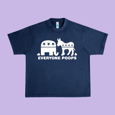 Everyone Poops Urban Heavy Tee Designed By Artisfamous