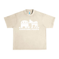 Sandshell everyone poops Urban Heavy Tee - artisFamous