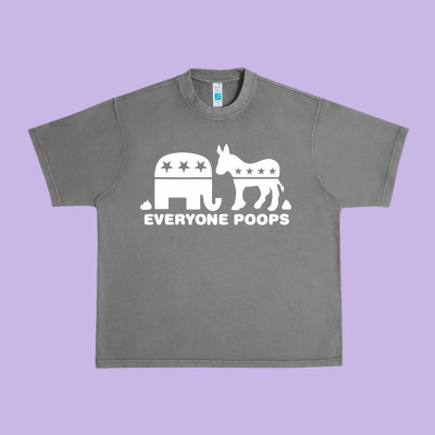 Everyone Poops Urban Heavy Tee Designed By Artisfamous